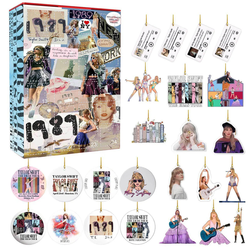 Taylor Swift Keychain & Ornament Advent Calendar