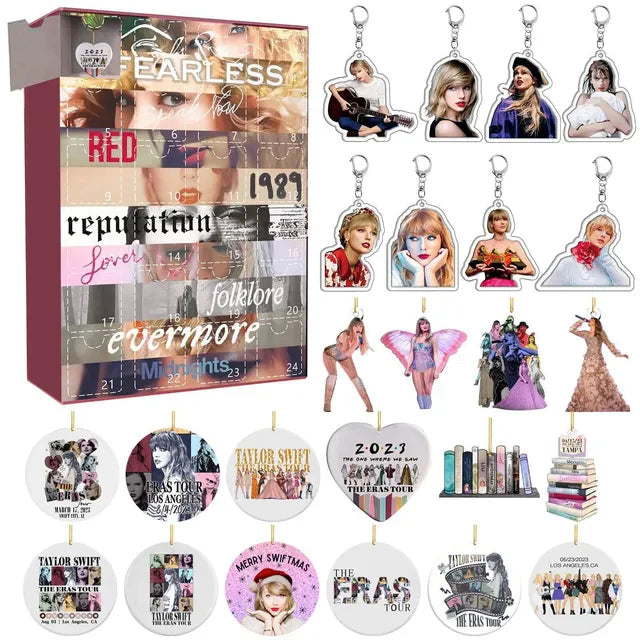 Taylor Swift Keychain & Ornament Advent Calendar