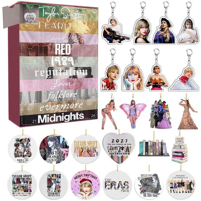 Taylor Swift Keychain & Ornament Advent Calendar